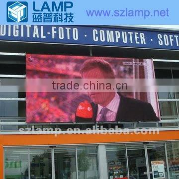 supermarket LED sign on the wall