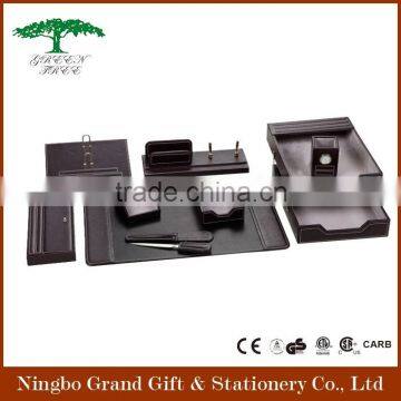 Multifunctional High Quality PU Leather Office Desk Set photo-5