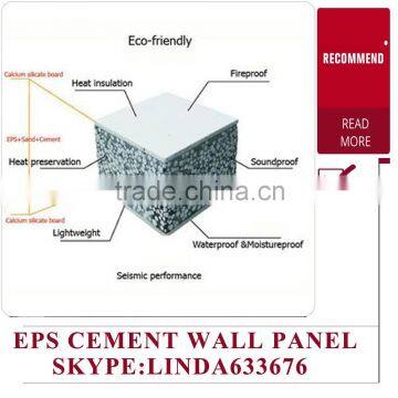 foam cement board,EPS Sandwich Panels Type and Nonmetal Panel Material EPS sandcich panel