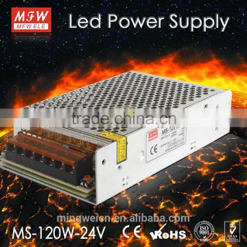 wholesale ac to dc 5vdc 120w power supply 24a with 2 years warranty