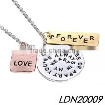 Forever love girlfriend gift necklace