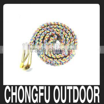 Nylon military 550 parachte cord belt camper acessories chongfu outdoor