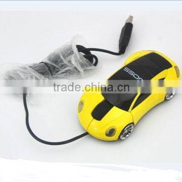 Car Shape 3D Optical Mouse USB Wired For Computer PC Laptop Notebook