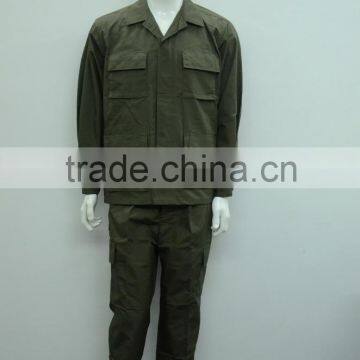 bdu design army green security guards uniform