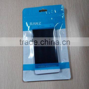 resealable zip lock stand up pouches , mobile phone accessories plastic bags