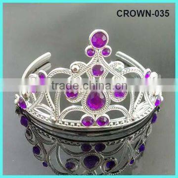 2016 wholesale fashion kids jewelry frozen princess crown for girls cosplay