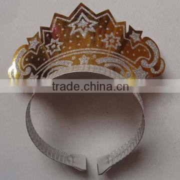 Paper tiara hair hoop party decoration