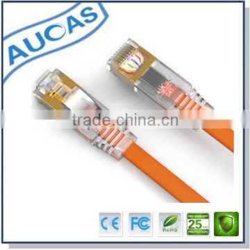 Taiwan Aucas Flat patch cord cat 5 cat6a