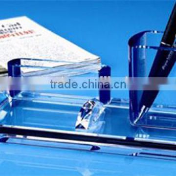 Stationery Crystal Office Table Decoration Item