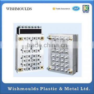 date stamp plastic injection mould with S136 mould steel plastic mould factory