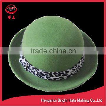 Fall or Winter Wool Felt Bowler Hat On Sale photo-2