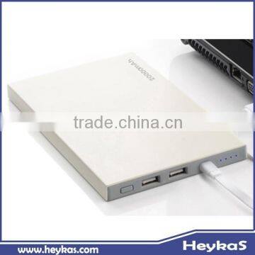 20000mah dual 2A output fast charging power bank