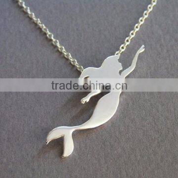 925 Sterling Silver Mermaid necklace