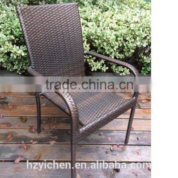 Hot Selling Stackable Outdoor Garden Wicker Rattan Chair
