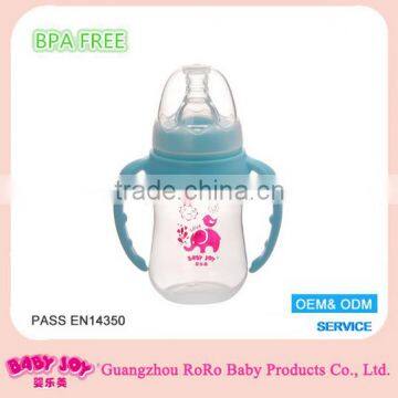 China manufacturer good quality standard neck durable baby bottle 4oz 120ml food grade plastic PP bottle