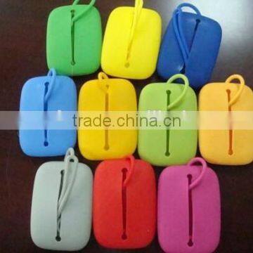 hot selling eco-friendly easy carry silicone key purse