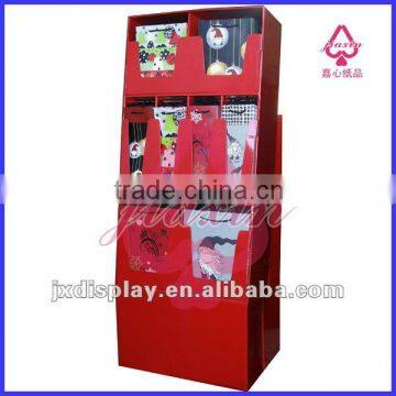 Attractive cardboard floor display for gift /greeting card promotion
