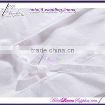 250TC bag style sateen white comforter covers with ties for closing, direct sale from China manufacturer