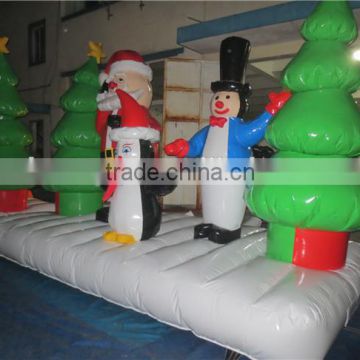 2015 inflatable christmas decoration of santa theme/santa claus/santa tree/santa snowman