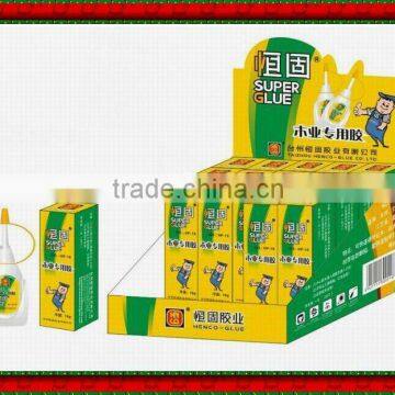 Woodworking Adhesive in plastic bottle