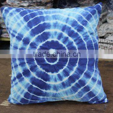 Indian Handmade Shibori Printed,Hand Block print Fabric Cotton Custom Design Kantha Cushion Covers