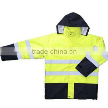 300D Oxford cold resistant reflective safety parka