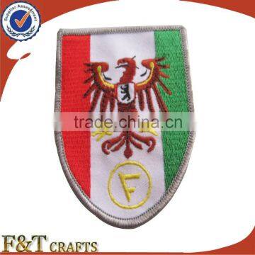 High quality custom embossed leather patch/custom embossed leather patch/custom embossed leather patch