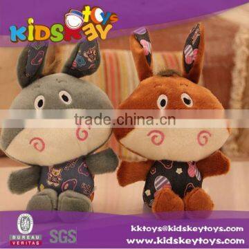 18 cm Cute rag doll donkey plush toy plush doll