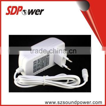 SDPower White EUplug 12v 1a universal ac dc switching power adapter