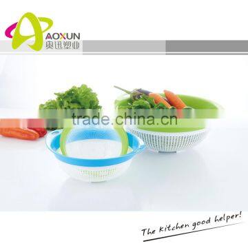 Factory Made Plastic Rice Sieve Bowl