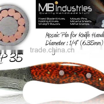 Mosaic Pins for Knife Handles MP35 (1/4") 6.35mm