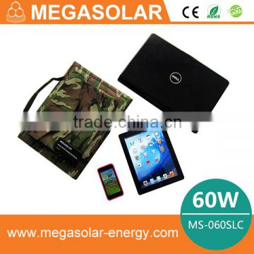 portable solar cell phone charger/portable solar panel for laptop 60w                        
                                                Quality Choice