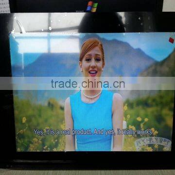 2014 promotional 12" lcd digital photo picture video frames for advertising