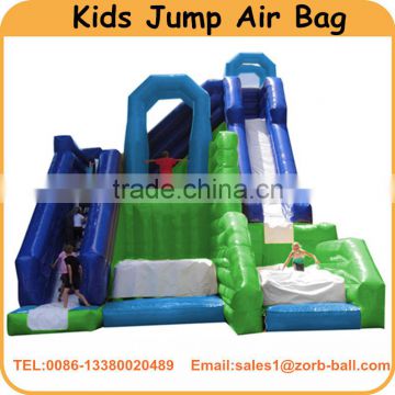 2016 inflatable slide with jump air bag for kids