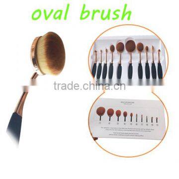 Online Shopping Oval Brush Set Rose Gold, Oval Brush Top Selling