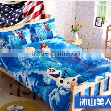 3 pcs Quantity and Children Age Group 100% cotton Frozen Bedding sets