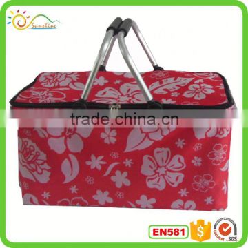 Supply portable folding hand shopping basket / Folded Basket