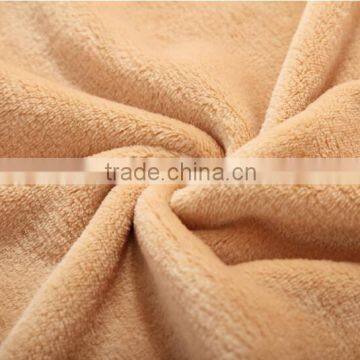 100% Polyester Solid Color Flannel Blaket for Adult photo-2