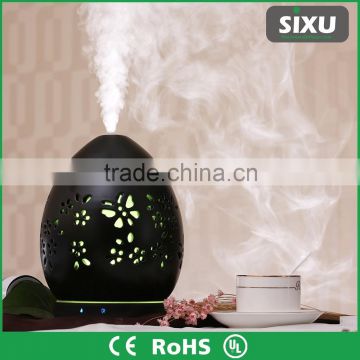 Led lamp humidifier ceramic aroma diffuser mist blower private label oil diffuser