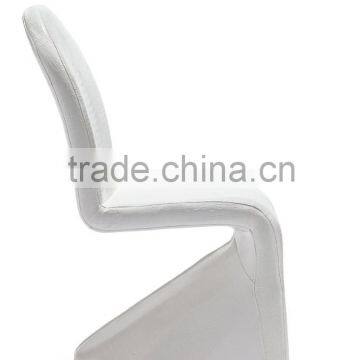 Z639-2 Best Quality the Cheapest Chromed Leg Colorful PU Dining Chair
