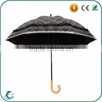 Beautiful fashion lace printing lady umbrella with good design