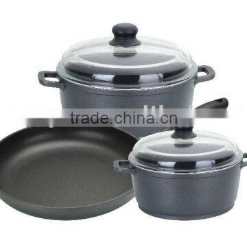 5pcs casting aluminum cookware set