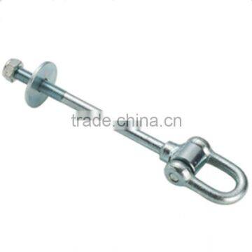 metal white galvanised swing hook