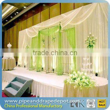 RK Elegant Freestanding System Used Pipe and Drape for Sale Wedding Pipe and Drape Fittings photo-3