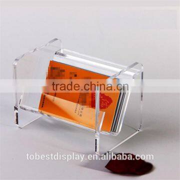 Plastic business card holder, plastic business card case, desktop business card holder