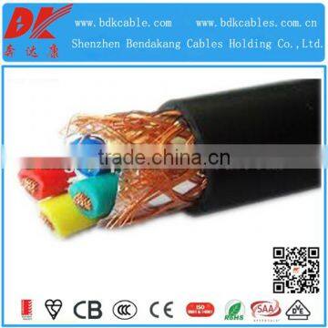 Multi Core PVC Insulated and PVC sheathed Flexible Cable with screen shield 300/300V & 300/500V Shielded Power Cable