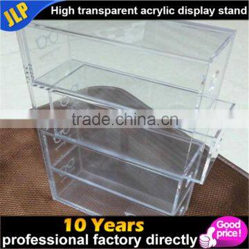 clear acrylic 4 layer storage cabinet