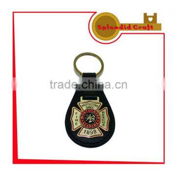custom leather key ring