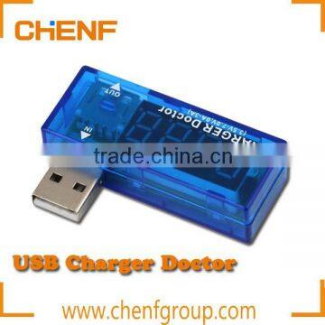 Newest Cheaper Blue USB Voltage Tester Current Meter Charger Doctor For Power Bank Phone Mobile Cell