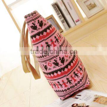 Leisure Fashion Printed Canvas Beach Bag;Waterproof Large Tote Beach Bag/beach Tote Bag photo-5